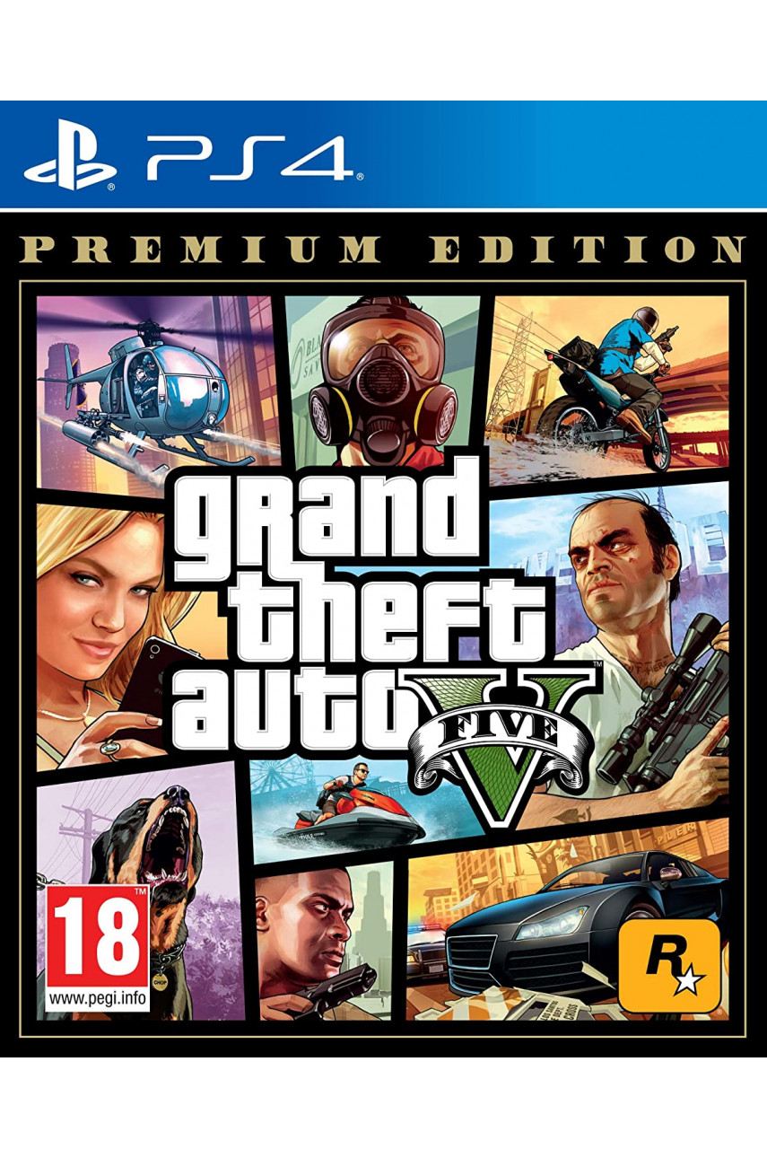 Grand Theft Auto V (GTA 5) Premium Edition [PS4, русские субтитры]