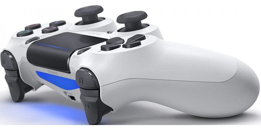 Джойстик Беспроводной DualShock 4 Glacier White Белый PS4