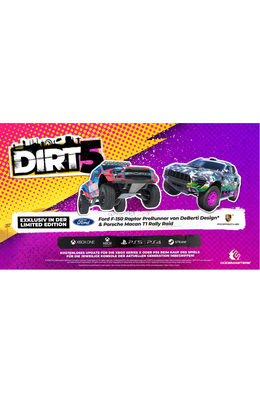 DiRT 5 - Limited Edition [PS4 английская версия]