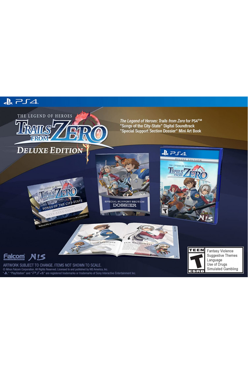 The Legend of Heroes: Trails from Zero - Deluxe Edition [PS4, английская версия]