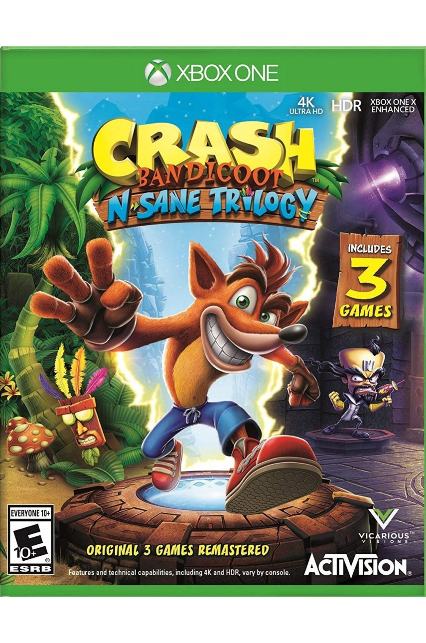 Crash Bandicoot N. Sane Trilogy [Xbox One, английская версия]