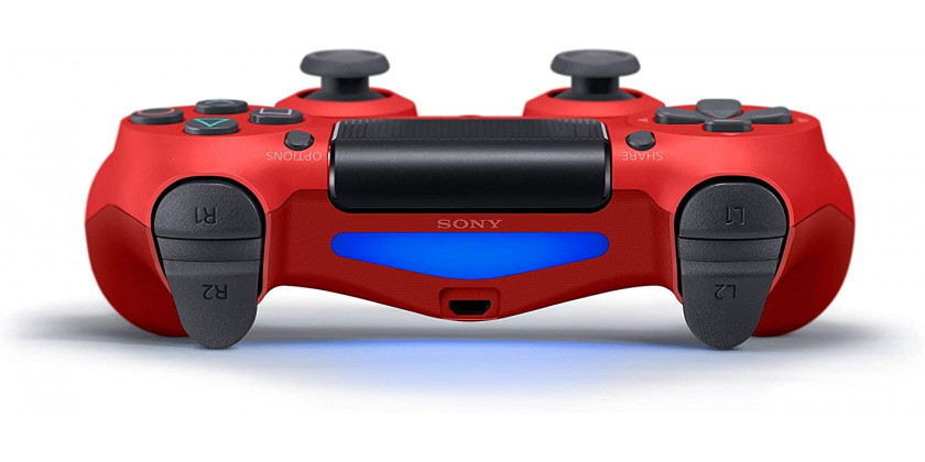 Джойстик Беспроводной DualShock 4 Magma Red Красная Лава PS4