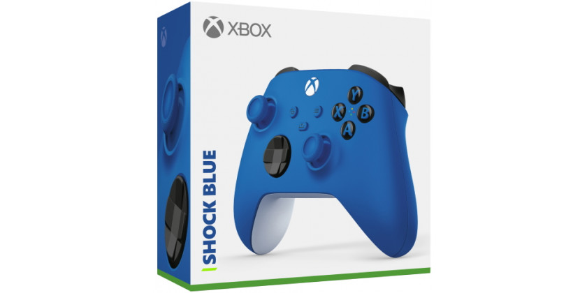 Джойстик беспроводной Shock Blue Синий Microsoft Xbox Series - Xbox One  